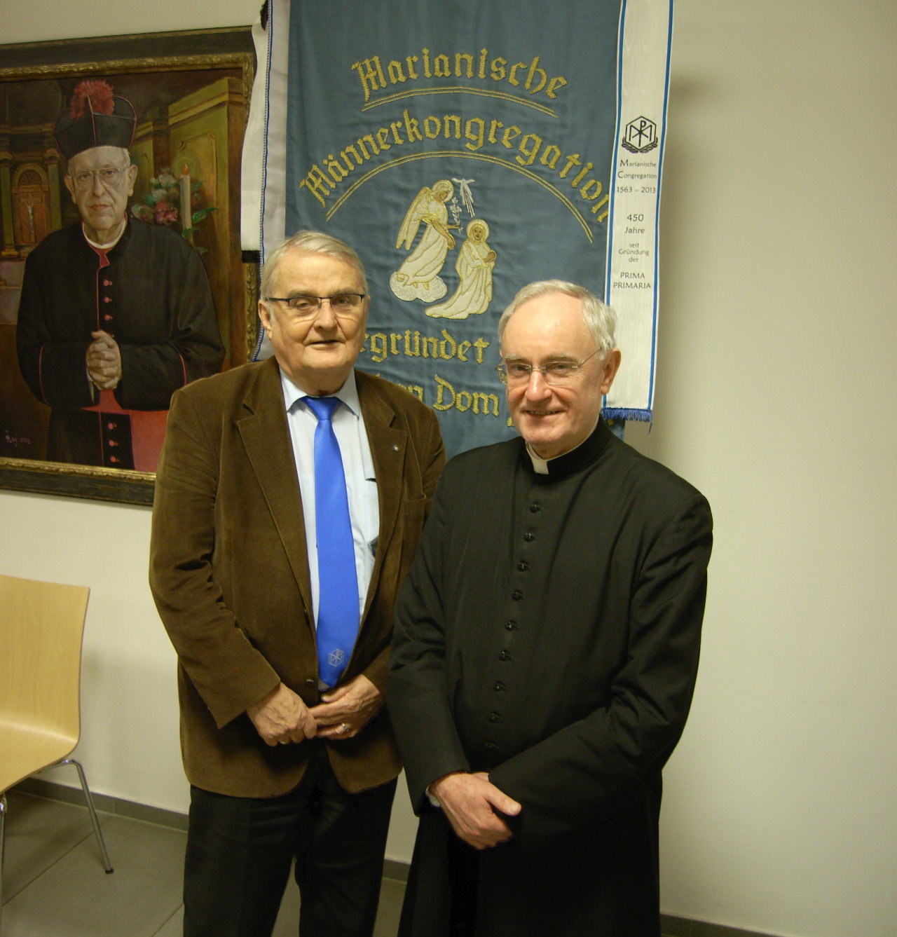 Präses Pfarrer Msgr. Dr. Thomas Vollmer und Altpräfekt Wilfried Becher